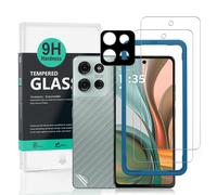 Ibywind 2 Pezzi Vetro Temperato per Motorola Moto G75 5G con 1 Pezzo Pellicola