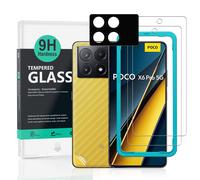 Ibywind 2 Pezzi Vetro Temperato per Xiaomi Poco X6 PRO 5G 6,67 con 1 Pezzo
