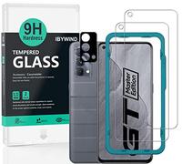 Ibywind Pellicola Protettiva per Realme GT Master Edition,con 2 Pezzi in Vetro Temperato,1 Protezione per Obiettivo Fotocamera,1 Pellicola di Supporto in Fibra di Carbonio,Facile da installare