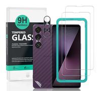 Ibywind per Sony Xperia 1 VII 5G 6,5" Pellicola Protettiva,2 Pezzi Durezza 9H Vetro Temperato con 1 Pezzo Protezione Fotocamera,Film Posteriore da 1 pezzo,Kit Montaggio,Nessuna Bolle,Antigraffio