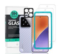 Ibywind per Xiaomi 15 5G Pellicola Protettiva,2 Pezzi Durezza 9H Vetro Temperato con 1 Pezzo Protezione Fotocamera,Film Posteriore da 1 pezzo,Kit Montaggio,Nessuna Bolle,Antigraffio