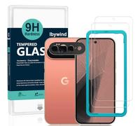 Ibywind Vetro Temperato per Google Pixel 11 Pro XL 5G,2 Pezzi Durezza 9H PellicolaProtettiva con Protezione Fotocamera,Facile da installare,Compatibile con ImpronteDigitali,Antigraffio,Senza Bolle