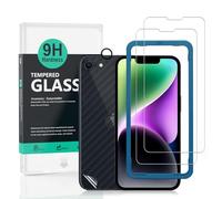 Ibywind Vetro Temperato per iPhone 16e/iPhone 17e,2 Pezzi Durezza 9H PellicolaProtettiva con Protezione Fotocamera,Facile da installare,Compatibile con ImpronteDigitali,Antigraffio,Senza Bolle