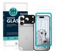 Ibywind Vetro Temperato per iPhone 17 Pro 5G 2 Pezzi Durezza 9H