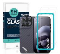 Ibywind Vetro Temperato per Motorola Moto G67/G77 5G,2 Pezzi Durezza 9H PellicolaProtettiva con Protezione Fotocamera,Facile da installare,Compatibile con ImpronteDigitali,Antigraffio,Senza Bolle