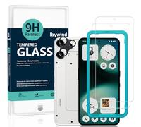 Ibywind Vetro Temperato per Nothing Phone (3a) Lite 5G,2 Pezzi Durezza 9H PellicolaProtettiva con Protezione Fotocamera,Facile da installare,Compatibile con ImpronteDigitali,AntiGraffio,Senza Bolle