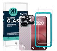 Ibywind Vetro Temperato per Nothing Phone (4a) Pro 5G,2 Pezzi Durezza 9H PellicolaProtettiva con Protezione Fotocamera,Facile da installare,Compatibile con ImpronteDigitali,Antigraffio,Senza Bolle