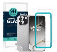 Ibywind Vetro Temperato per OnePlus Nord CE6,2 Pezzi Durezza 9H PellicolaProtettiva con Protezione Fotocamera,Facile da installare,Compatibile con ImpronteDigitali,Antigraffio,Senza Bolle