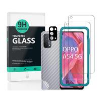 Ibywind Vetro Temperato per OPPO A74 5G/A54 5G [2Pezzi]con Metallico Protezione