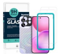 Ibywind Vetro Temperato per Oppo Reno 16 5G,2 Pezzi Durezza 9H PellicolaProtettiva con Protezione Fotocamera,Facile da installare,Compatibile con ImpronteDigitali,Antigraffio,Senza Bolle