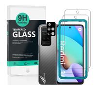 Ibywind Vetro Temperato per Redmi 10 2022/10 4G 6.5 [2Pezzi]con Metallico