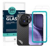 Ibywind Vetro Temperato per vivo X300 Pro 5G,2 Pezzi Durezza 9H PellicolaProtettiva con Protezione Fotocamera,Facile da installare,Compatibile con ImpronteDigitali,Antigraffio,Senza Bolle