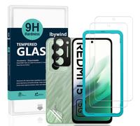 Ibywind Vetro Temperato per Xiaomi Redmi 15 5G(Europe) 2 Pezzi Durezza 9H