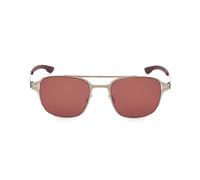 Ic!berlin Eden Ic0004 Occhiali Da Sole Unisex Rutenio Pilot Rosso 52mm