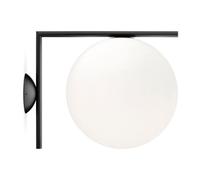 FLOS IC C/W2 applique, nero Ø 30 cm Flos