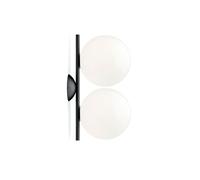 FLOS IC C/W1 Double applique nero Ø 20 cm Flos