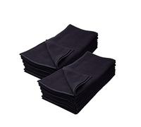 IC-collection Asciugamani da parrucchiere, confezione da 12 pezzi, filato 20/2, 100% cotone, colore nero