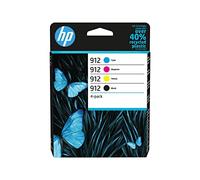IC-Office Pacchetto per HP 912 Multipack nero, ciano, magenta, giallo + penna a sfera