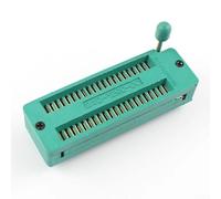 IC Socket ZIF 40-pin con griglia da 1,778 mm contatti dorati per test DIP programmazione sviluppo laboratorio elettronica progetti di trasmissione precisa del segnale riutilizzabile robusto ABS