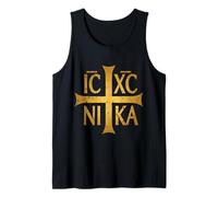IC XC Nika Croce Cristogramma Ortodosso Cristiano Gesù Cristo Canotta