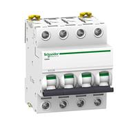 Schneider Electric Interruttore magnetotermico iC60N A9F79410 4P 10A Curva C 6kA 4 moduli