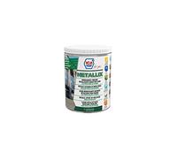 Ica For You IMV05 - Metallix Impregnante Finitura Metallizzato Ceroso All'Acqua per Legno, Max Resistenza Contro i Raggi UV, per Esterni o Interni, Grigio Ombra, 0.75 L - IMV05-0075