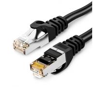 iCables Cavo Ethernet Cat 7 da 0,5 m (50 cm), sottile schermato, S/FTP RJ45, LAN Internet, 10 Gbps, 600 MHz, ad alta velocità, per router, modem, Smart TV, PC, PS5, Xbox, compatibile con Sky, BT