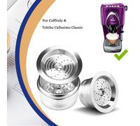 ICafilas filtro da caffè riutilizzabile riutilizzabile in acciaio inossidabile Cafissimo per macchina classica Caffitaly e Tchibo