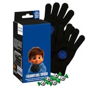 Icam Guanti del Tifoso NERAZZURRO con Logo Ricamato e Praline di Cioccolata a Latte con Ripieno alla Nocciola 80g (Edizione 2026)