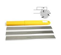 ICAMAS Set di Lame for pialla HSS 3 Pezzi 300 mm Coltelli for piallatrice Spessore riaffilabili 300 x 30 x 3 mm Accessori for elettroutensili for la Lavorazione del Legno