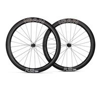ICAN FL38/52 Max - Set di ruote per bici da strada in carbonio 700C, larghezza interna 21 mm, senza camera d'aria, compatibile con mozzo ICAN D28 (FL52-MAX-Shi Freehub)