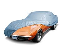 iCarCover Copertura completa per auto, impermeabile, per tutte le condizioni atmosferiche, resistente ai raggi UV, alla neve, alla polvere, alle tempeste, per esterni e esterni, con cinghie (anno