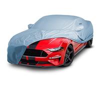 iCarCover - Copertura per auto di per Ford Mustang Coupe Convertible GT Ecoboost Mach 1 2005-2023, resistente, impermeabile, per tutte le stagioni, su misura, per interni/esterni, con cinghie e borsa