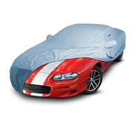 iCarCover Telo copriauto personalizzato compatibile con Camaro 1993-2002, impermeabile, resistente a pioggia, neve, raggi UV e sole, per interni ed esterni, monocolore (grigio tinta unita)