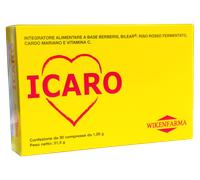 Icaro 30cp anticolesterolo epatoprotettore berberina carciofo cardo mariano vitC