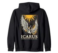 Icaro Che Cade dal Sole La Mitologia Greca volò Troppo Vicino Felpa con Cappuccio