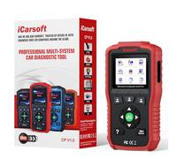 iCarsoft CP V1.0 OBD2 Auto Diagnostica per Marchi Francesi e Italiani, Diagnosi Auto Professionale in Italiano per Tutti i Sistemi, Ripristino dell'Olio, Calibrazione SAS, Aggiornamento a Vita