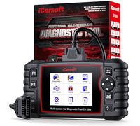 iCarsoft CR Elite OBD2 Auto Diagnostica, Diagnosi Auto Professionale in Italiano, Sistema Motore/ABS/SRS/Trasmissione, 9 Funzioni di Ripristino, Olio/EPB/BMS/ETC/SAS/BLD/INJ/DP-F, Aggiornamento a Vita
