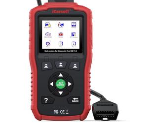 iCarsoft MB V1.0 OBD2 Auto Diagnostica per Ben.z/Sprinter/Smart, Diagnosi Auto in Italiano per Tutti i Sistemi, Ripristino dell'Olio, Calibrazione SAS, Test della Batteria, Aggiornamento a Vita
