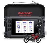 iCarsoft MT V6 - Scanner diagnostico per moto Triumph, lettore di codici OBD2, diagnostica completa del sistema, 58 servizi di manutenzione, 55 test bidirezionali, lettura/cancellazione dei codici di