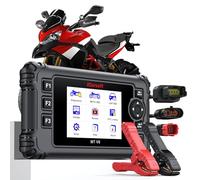 iCarsoft MT V6 Strumento di Diagnosi Professionale per Moto Ducati, Scanner OBD2 Completo, Diagnostica Elettronica Tutti i Sistemi, 153 Servizi di Manutenzione, 112 Test Attuatori, Test Batteria