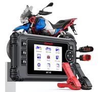 iCarsoft MT V6 Strumento di Diagnosi Professionale per Moto Guzzi, Scanner OBD2 Completo, Diagnostica Tutti i Sistemi, 43 Servizi di Manutenzione, 41 Test Attuatori/Bidirezionali, Test Batteria