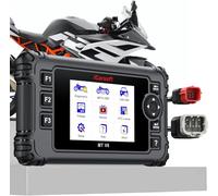iCarsoft MT V6 Strumento di Diagnosi Professionale per Moto KTM, Scanner OBD2 Completo, Diagnostica Elettronica Tutti i Sistemi, 88 Servizi di Manutenzione, 108 Test Attuatori, Test Batteria