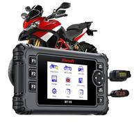 iCarsoft MT V6 - Strumento diagnostico per moto Ducati, tutti i sistemi diagnostici per moto, scanner con 101 test attivi, 85 servizi di manutenzione, lettura e cancellazione dei codici, test batteria