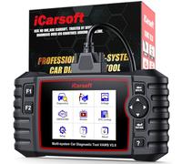 iCarsoft VAWS V2.0 OBD2 Auto Diagnostica per V.W/AU.di/Skoda/Seat, Diagnosi Auto in Italiano Tutti i Sistemi, 9 Funzioni di Ripristino, Olio/EPB/BMS/ETC/SAS/INJ/TPMS/DP-F/ABS, Aggiornamento a Vita