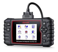 iCarsoft VOL V3.0 OBD2 Auto Diagnostica per Volvo/SAAB, Diagnosi Auto Professionale in Italiano per Tutti i Sistemi, 39 Funzioni di Ripristino, Test Bidirezionale, Auto VIN, Aggiornamento a Vita