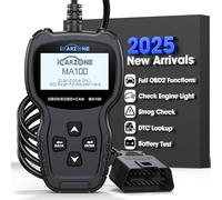ICARZONE Lettore di codici OBD2 MA100 professionale per auto, strumento di scansione OBDII per controllare la luce del motore, leggere e cancellare i codici di errore del motore, per tutti i modelli