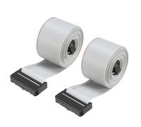 ICC 20 pin filo piatto flessibile nastro grigio 128cm passo 2,54 mm 2pz
