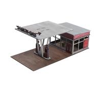 ICDKOYK 1/72 164 Modelli di edifici Casa Diorama Scena Giocattolo educativo coinvolgente per ispirare idee di giovani designer Scenario per stazioni modellini auto Per Scala 1:64 S