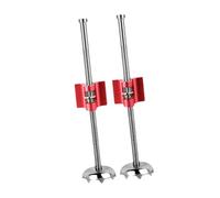 ICDKOYK 2 Pezzi di Gambe di Estensione per Scatola da Pesca, Gambe telescopiche per Escursionismo, Picnic, Grigio, Rosso, 20 Centimetri